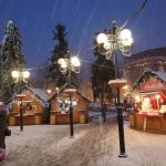 Завдяки першому снігу Івано-Франківськ поринув у справжню різдвяну атмосферу