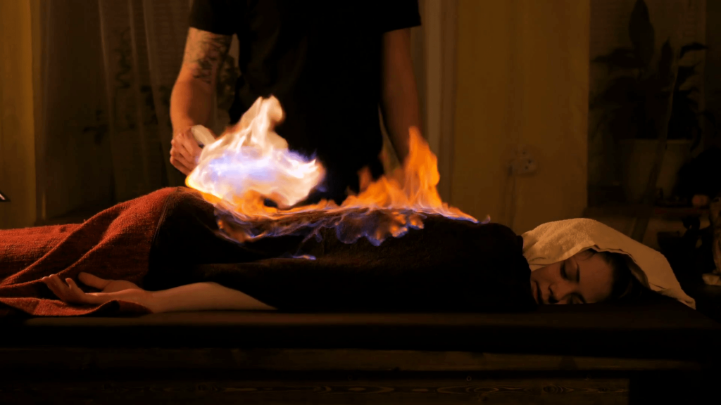 вогняний масаж