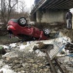 За кермом кросовера, який вчора злетів із мосту у Косівському районі, перебувала жінка - травми отримали двоє неповнолітніх: фото