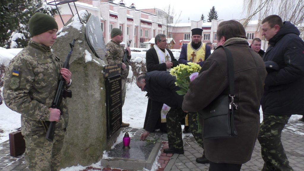 У Долині освятили пам’ятний знак воїнам-афганцям