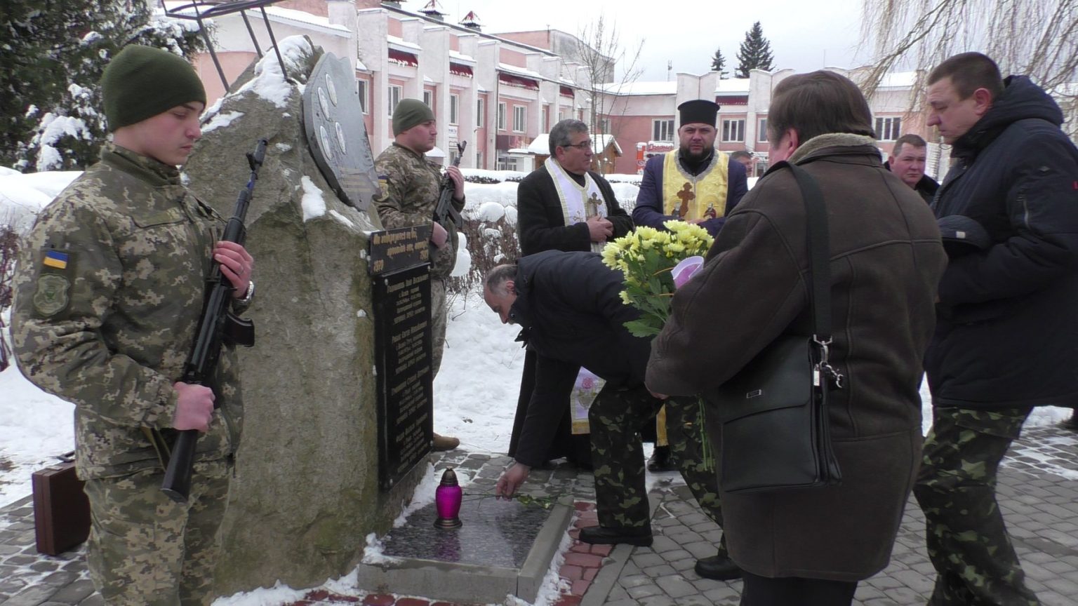 У Долині освятили пам’ятний знак воїнам-афганцям
