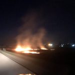 Неподалік Франківська масштабна пожежа - горять поля: фотофакт