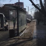 У Івано-Франківську продовжують дезінфікувати громадські місця: фотофакт