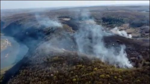 Через підпалювачів-вандалів, вигоріло 30 гектарів унікальної рослинності у Дністровському каньйоні