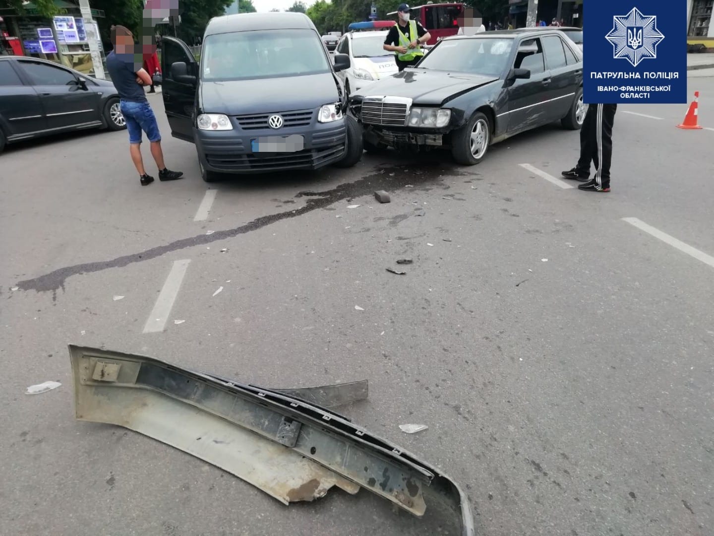 На Мазепи затримали винуватця ДТП, який намагався втекти з місця пригоди