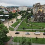 У Франківську "поплило" тролейбусне депо: фото та відео