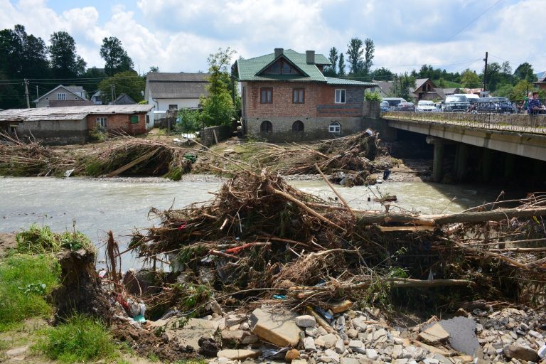 Болота нанесло по вікна. Як виглядає прикарпатське село після кількаденної негоди: фоторепортаж