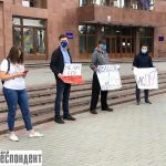 Франківські мітингувальники вимагають відставки Арсена Авакова