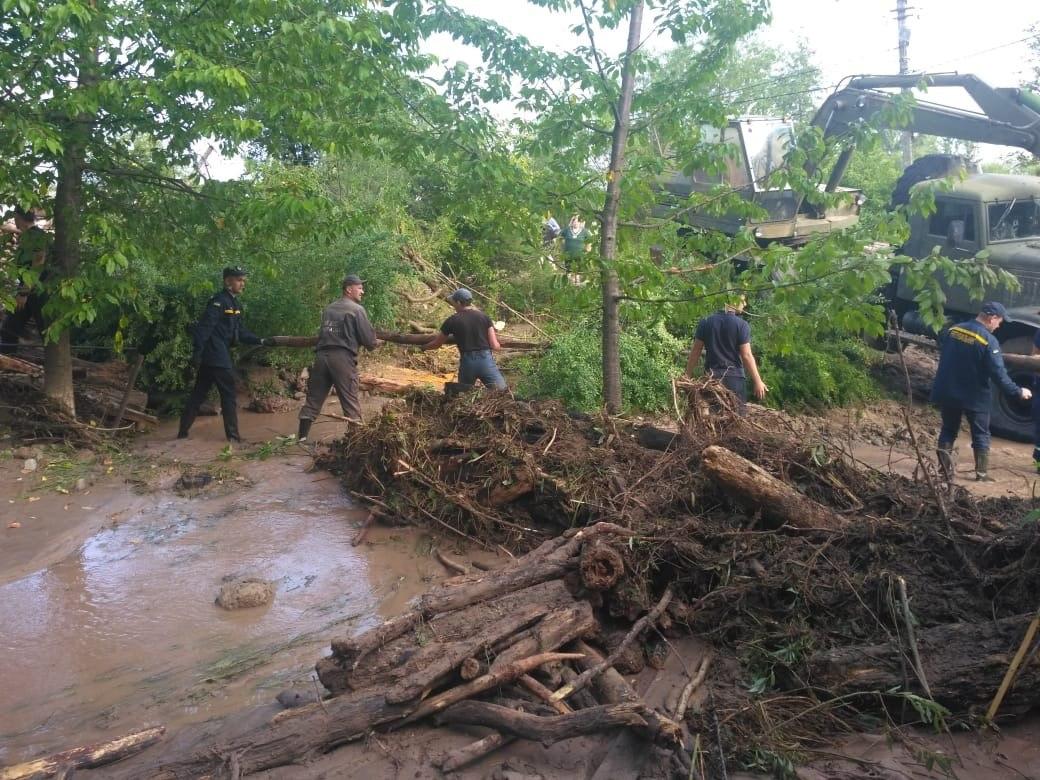 Майже півсотні виїздів упродовж доби та понад дві сотні особового складу - на Прикарпатті триває ліквідація наслідків негоди