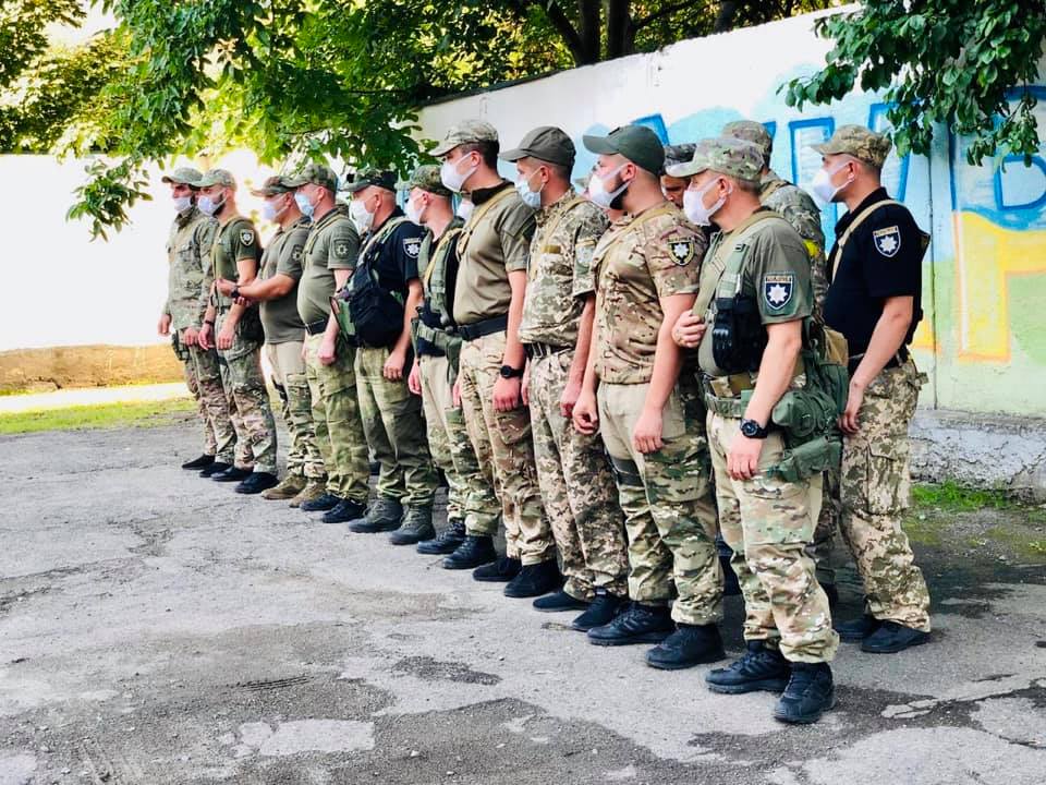 Зведений загін поліцейських Прикарпаття повернувся із зони ООС ФОТО