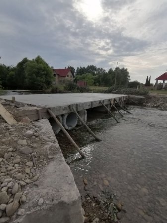 У Надвірнянському району відновили міст, який пошкодила повінь ФОТО