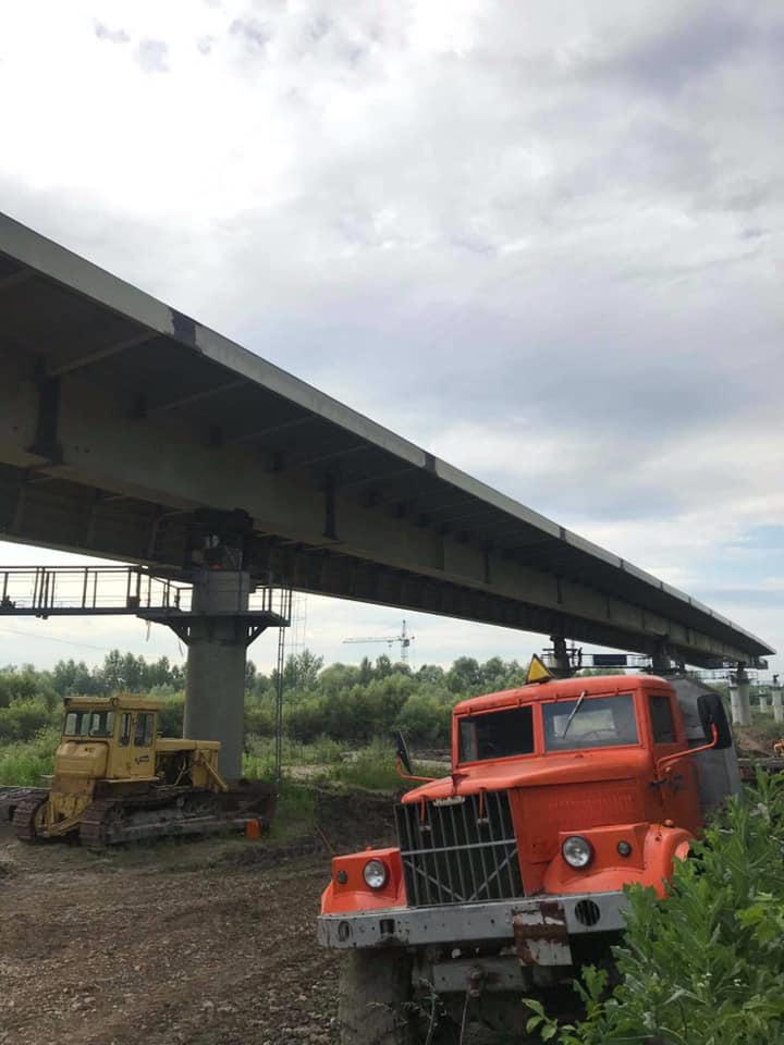 У Франківську триває активна фаза будівництва нового мосту на Пасічну ФОТО