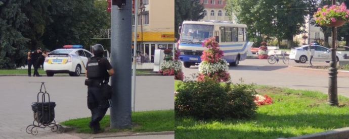 У Луцьку озброєний чоловік з вибухівкою захопив автобус із 20 пасажирами ФОТО