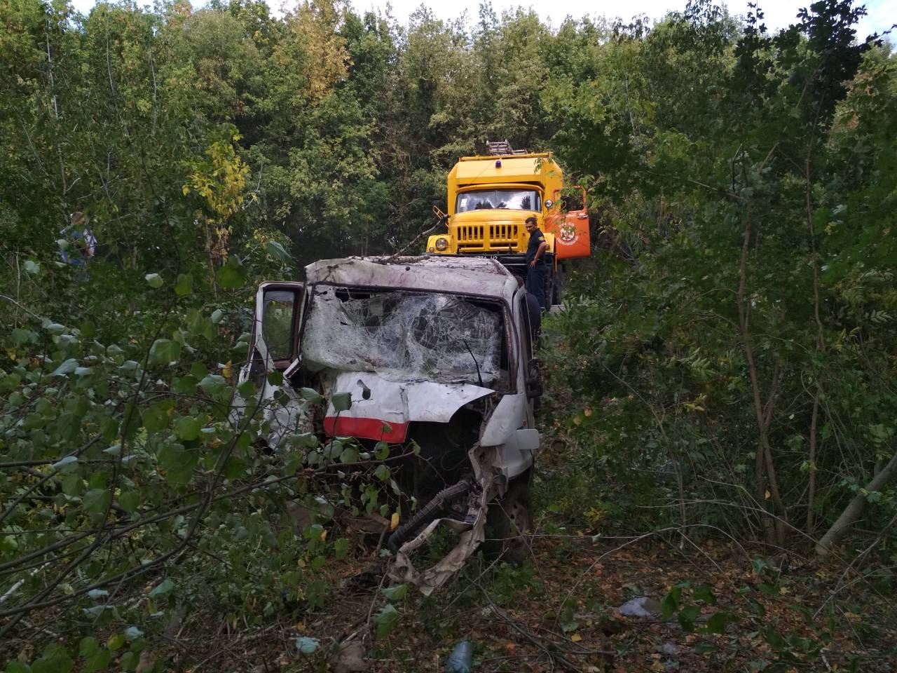В Яремче легковик вилетів з дороги - довелось викликати надзвичайників