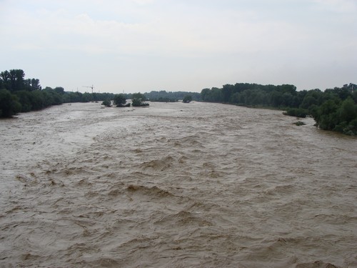 Повінь на Прикарпатті: рівень води у Бистриці Солотвинській продовжує підніматися