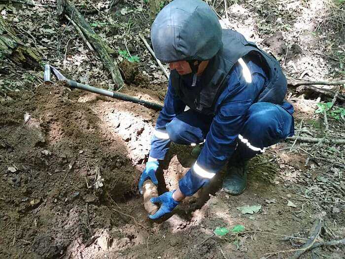 Майже три десятки вибухівок знайшли та знищили прикарпатські піротехніки