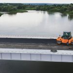 На Прикарпатті триває будівництво мосту через Дністер: фото