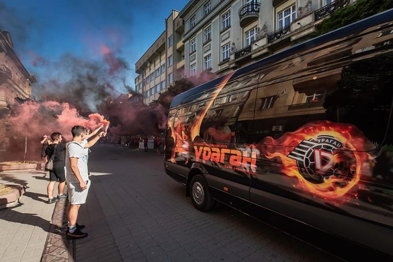 Франківський ураган тріумфально повернувся у рідне місто із виграним Кубком України фоторепортаж