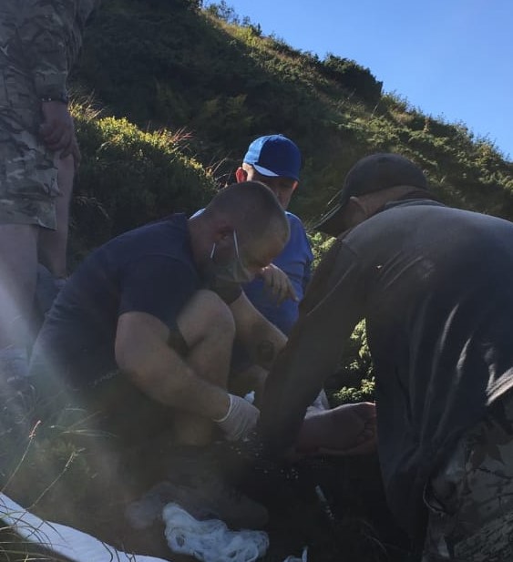 Рятувальники допомогли туристу, який травмувався під час сходження з Говерли ФОТО