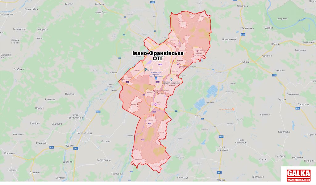 Міський голова показав як виглядатиме Івано-Франківська ОТГ