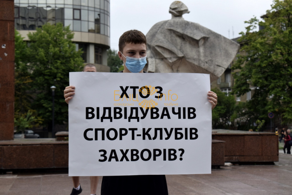 Франківці знову пікетуватимуть проти закриття спортзалів та фітнес-центрів