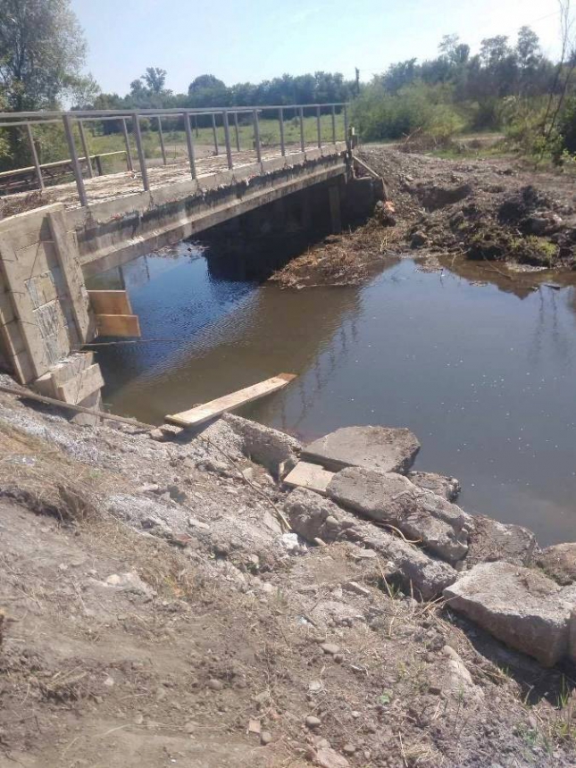 На Снятинщині відновлюють мости, зруйновані червневою негодою ФОТО