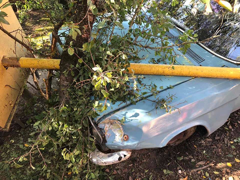 У Тлумачі п’яний водій врізався в газопровід ФОТО