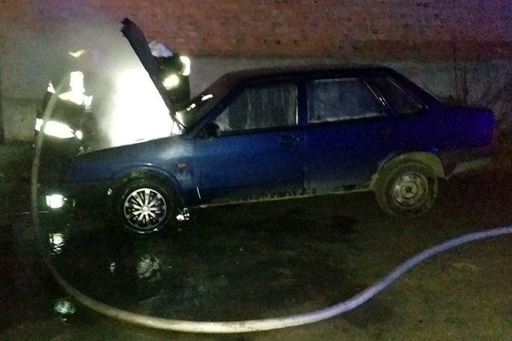 На Прикарпатті горіла «дев'яносто дев'ятка»