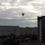 Над Франківськом пролетіла повітряна куля ФОТО та ВІДЕО