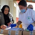 Працівники Карітасу передали допомогу мешканцям Спаської ОТГ, які постраждали від повені