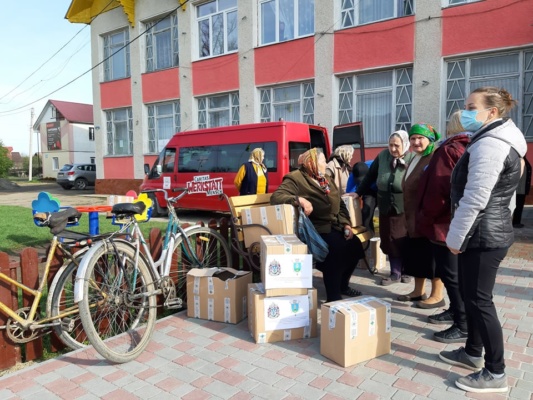 Працівники Карітасу передали допомогу мешканцям Спаської ОТГ, які постраждали від повені