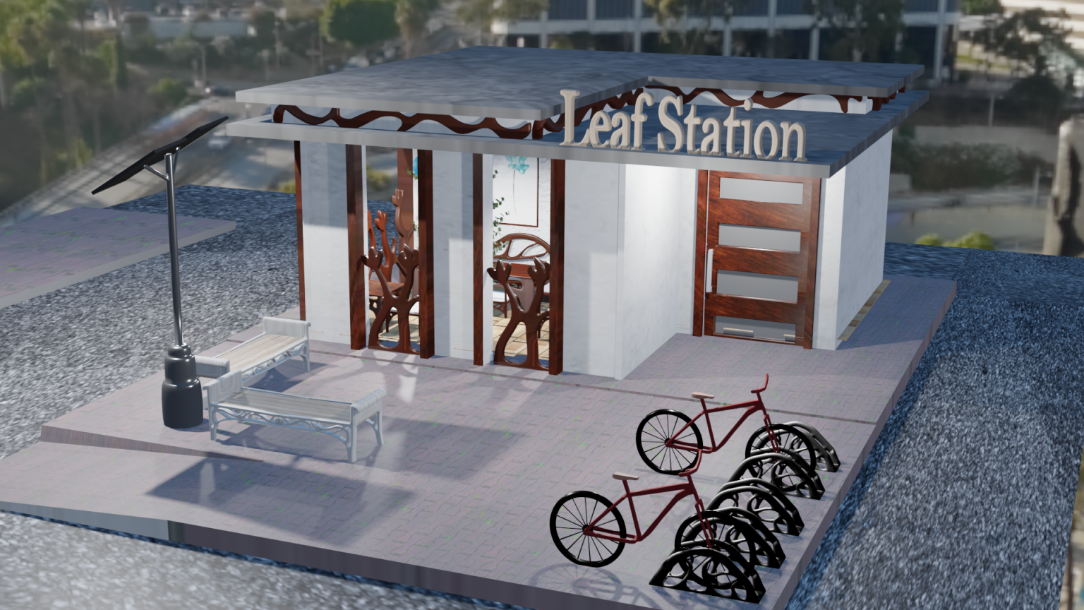 Франківська школярка розробила проєкт екологічної велостанції