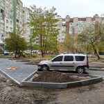 У Франкіську триває ремонт дворів на Миколайчука і Симоненка