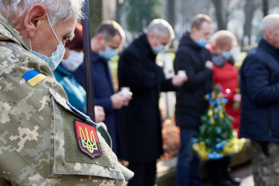 В Івано-Франківську вшанували пам’ять загиблого кіборга Григорія Семанишина