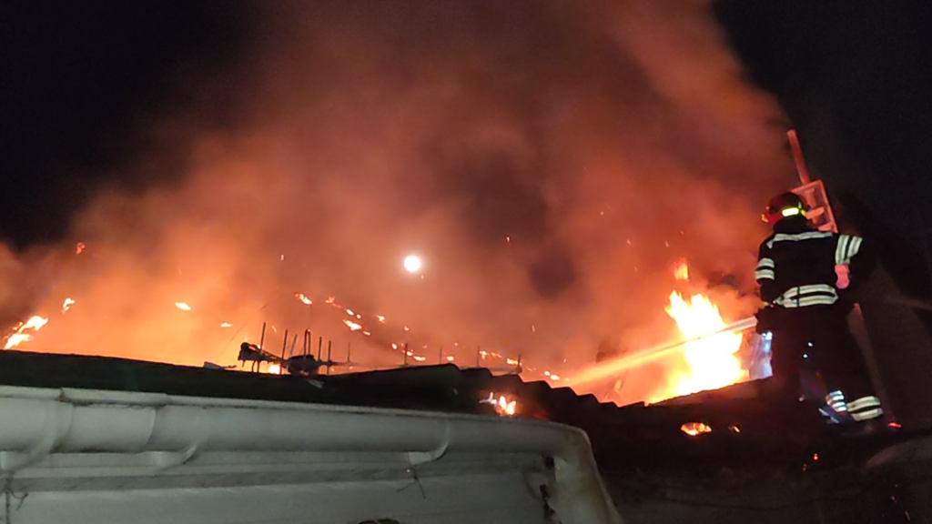 На Франківщині під час пожежі врятували двох безхатьків