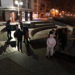 В центрі Івано-Франківська затримали компанію п'яних гопників, які хамили інспекторам муніципальної варти