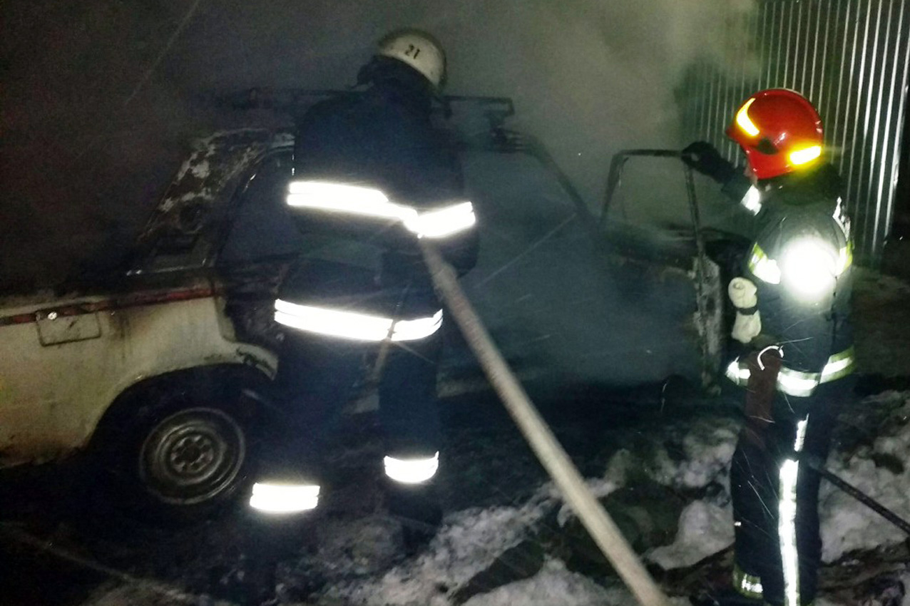 В Коломиї горів автомобіль