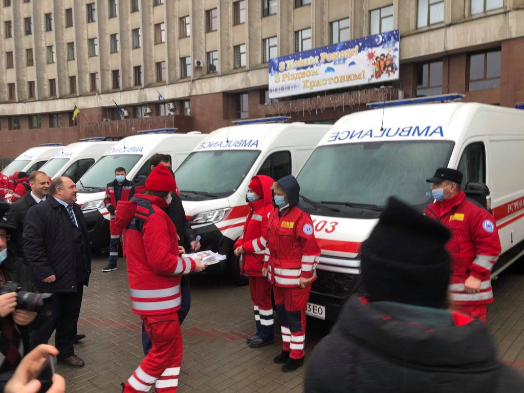 Прикарпаття отримало сім нових автомобілів екстреної медичної допомоги ФОТО