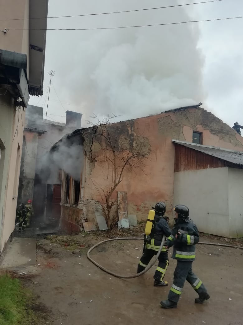 У Франківську горів закинутий будинок