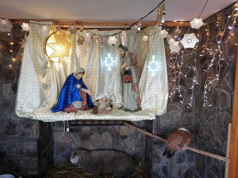 В одному із храмів Франківська встановили вже традиційну живу різдвяну шопку ФОТОРЕПОРТАЖ