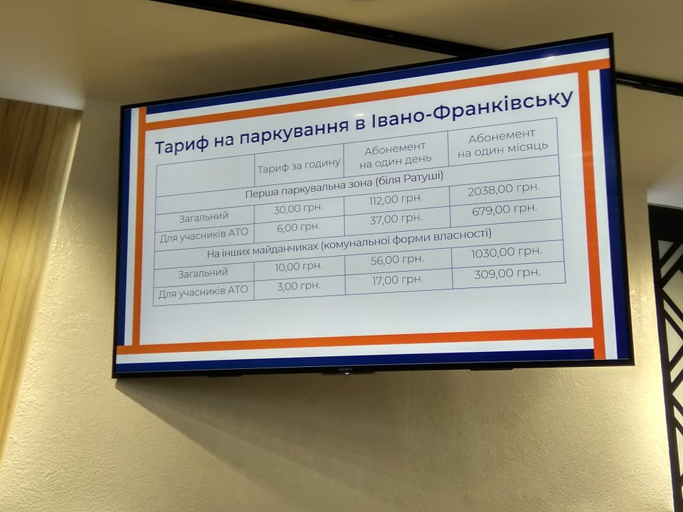 Марцінків невдоволений дешевими цінами на паркування машин в Франківську