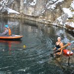 Франківка стала першою українкою, яка проплила Льодову Милю ФОТО та ВІДЕО