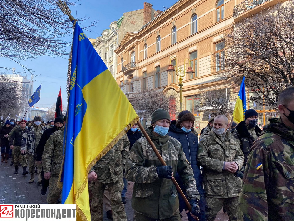 У Франківську вшанували пам’ять полеглих на Майдані та бійців за Донецький аеропорт