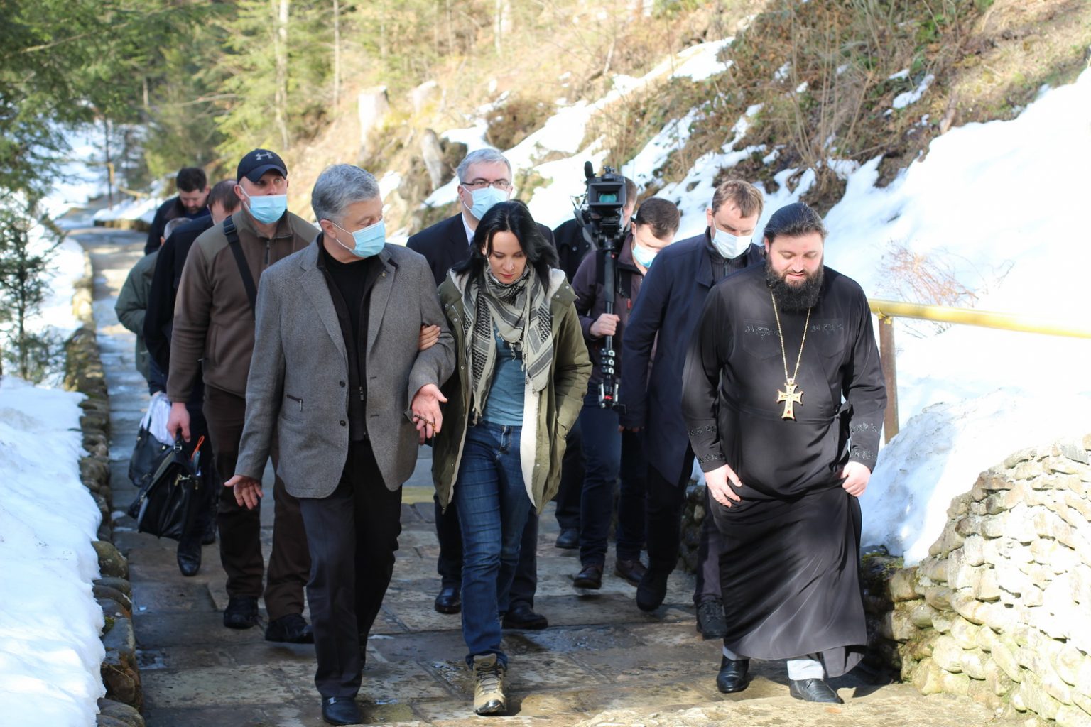 Петро Порошенко відвідав Манявський скит ФОТО