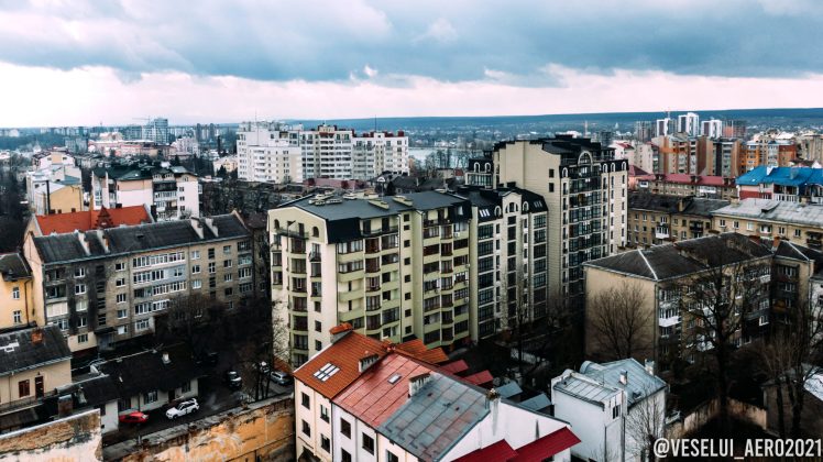 Франківський фотограф показав вулицю Шевченка з висоти пташиного польоту ФОТО