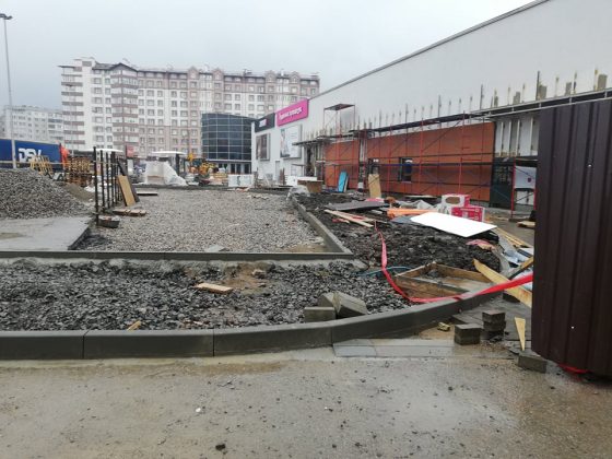 Фотозвіт із місця будівництва Макдональдзу в Івано-Франківську Фоторепортаж
