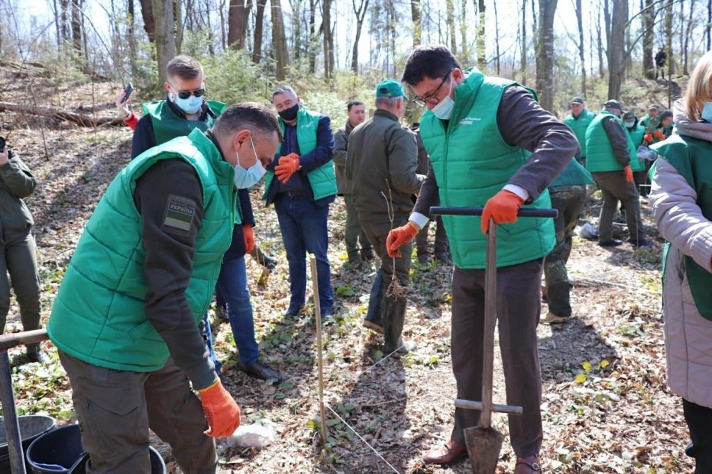 Голова ОДА Івано-Франківської області долучився до акції з посадки дерев