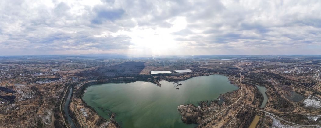 Неймовірні світлини Домбровського кар’єру з висоти пташиного польоту ФОТО