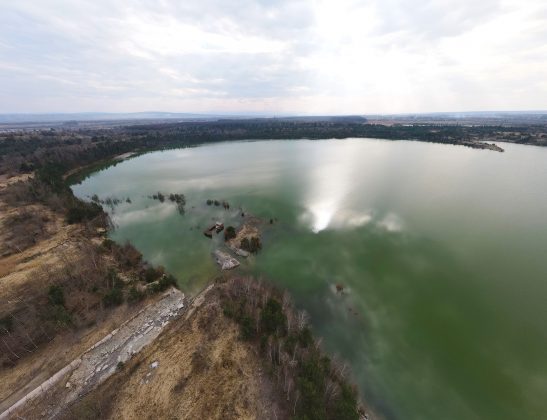 Неймовірні світлини Домбровського кар’єру з висоти пташиного польоту ФОТО