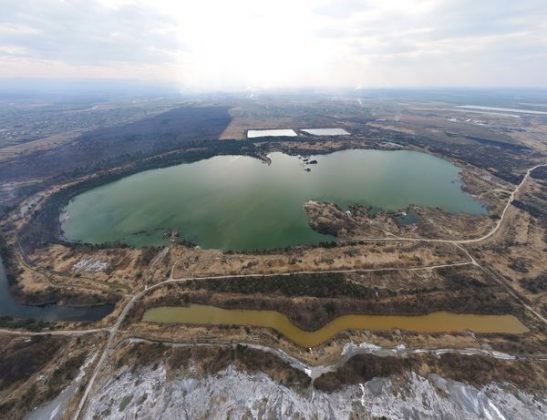 Неймовірні світлини Домбровського кар’єру з висоти пташиного польоту ФОТО